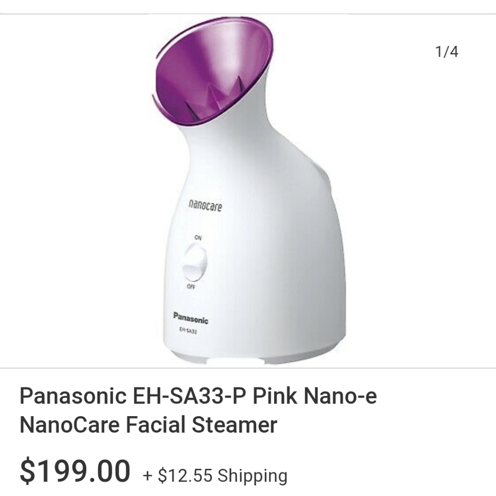 Panasonic EH-SA33-P Pink Nano-e NanoCare Facial St